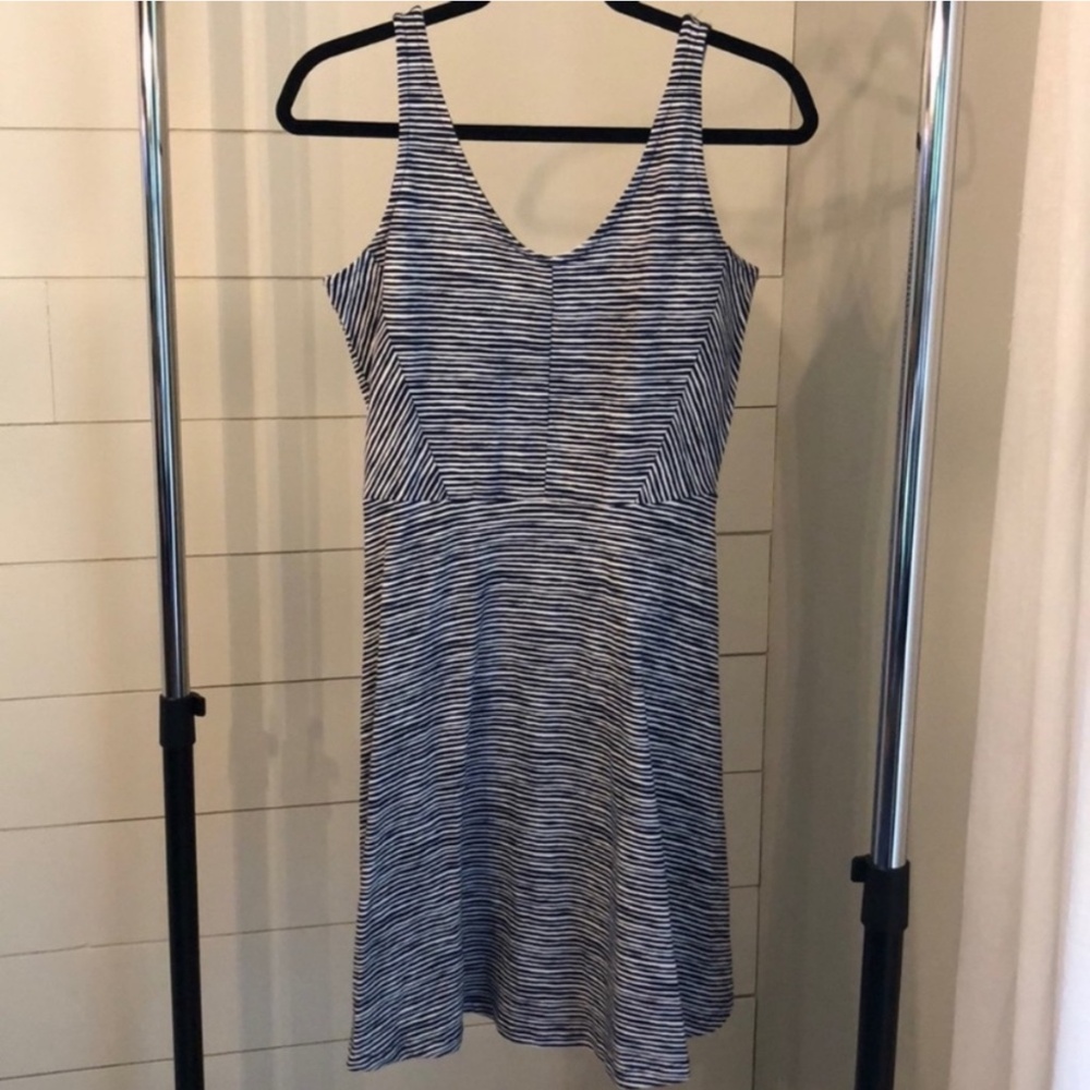 Navy Striped Dress